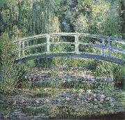 Claude Monet Waterlilies and Japanese Bridge oil painting